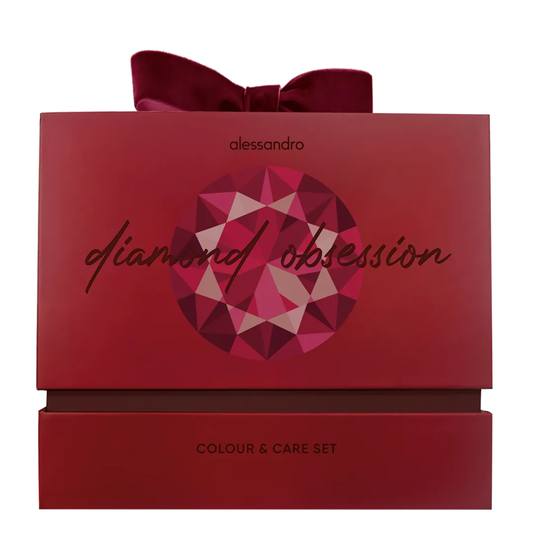 DIAMOND OBSESSION „VELVET RED“ spalvos ir priežiūros rinkinys