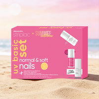 STRIPLAC UV BASIC SET Rinkinys minkštiems nagams