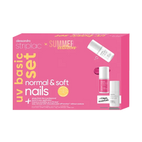 STRIPLAC UV BASIC SET Rinkinys minkštiems nagams
