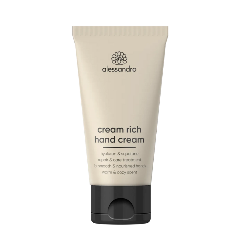 CREAM RICH Intensyviai drėkinamasis rankų kremas su hialurono rūgštimi