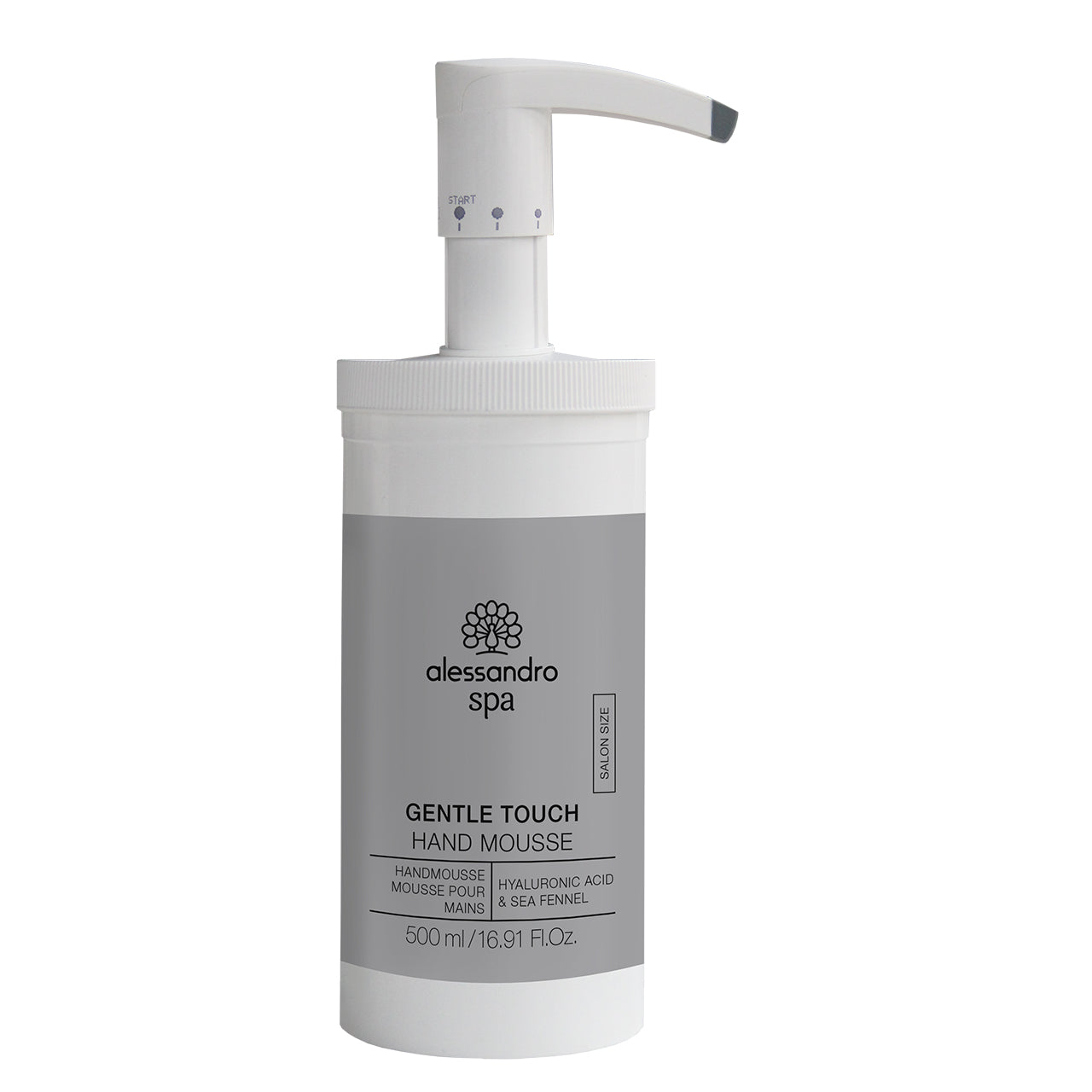 GENTLE TOUCH unisex rankų kremas – putos su hialurono rūgštimi 500ml
