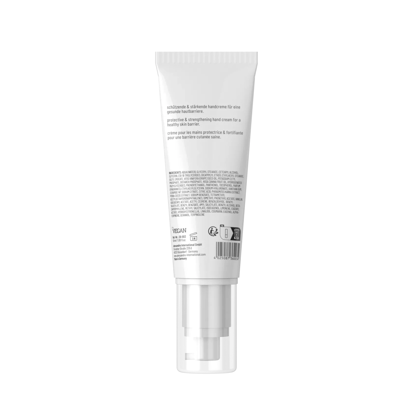 Ceramide Strong Barrier rankų kremas su ceramidais ir pantenoliu