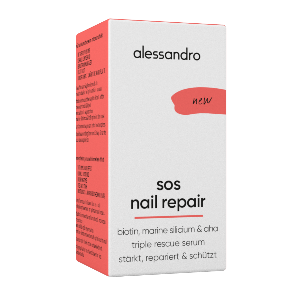 SOS NAIL REPAIR SERUM atstatomasis nagų serumas su biotinu ir siliciu