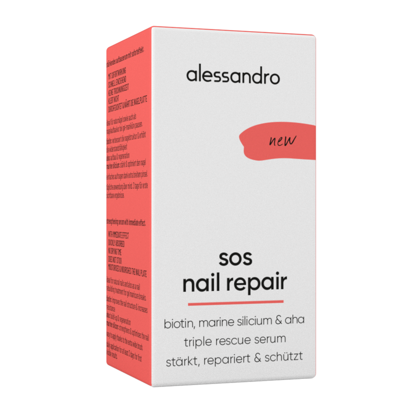 SOS NAIL REPAIR SERUM atstatomasis nagų serumas su biotinu ir siliciu