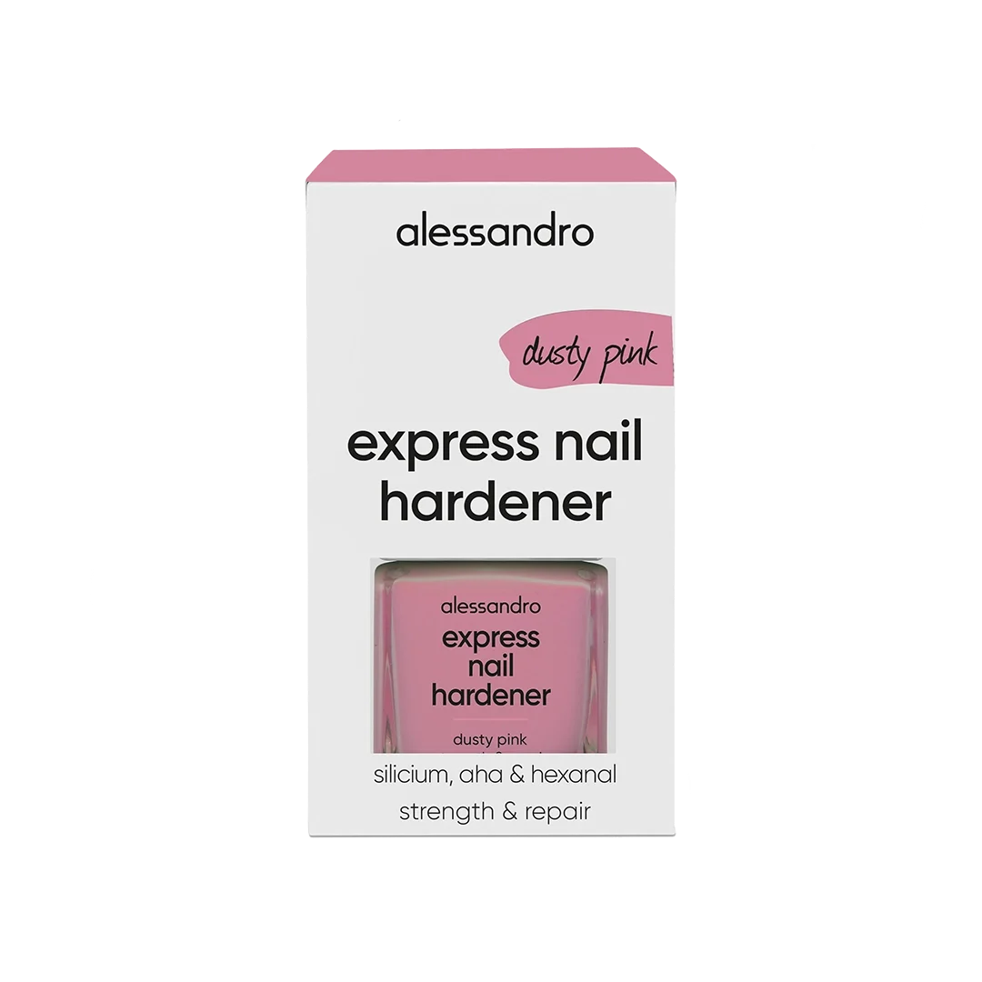 EXPRESS DUSTY PINK Nagus stiprinanti priemonė