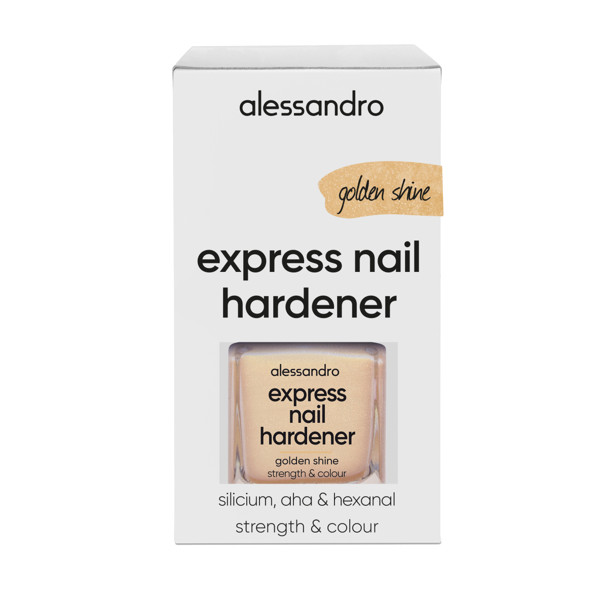 EXPRESS GOLDEN SHINE Nagus stiprinanti priemonė