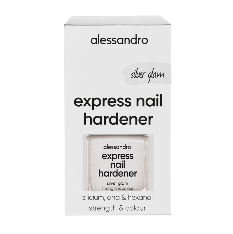 EXPRESS SILVER GLAM Nagus stiprinanti priemonė