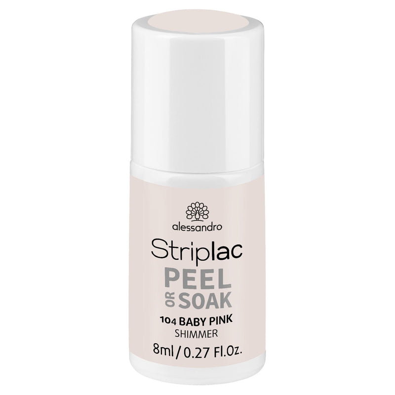 STRIPLAC PEEL OR SOAK nagų lakas BABY PINK