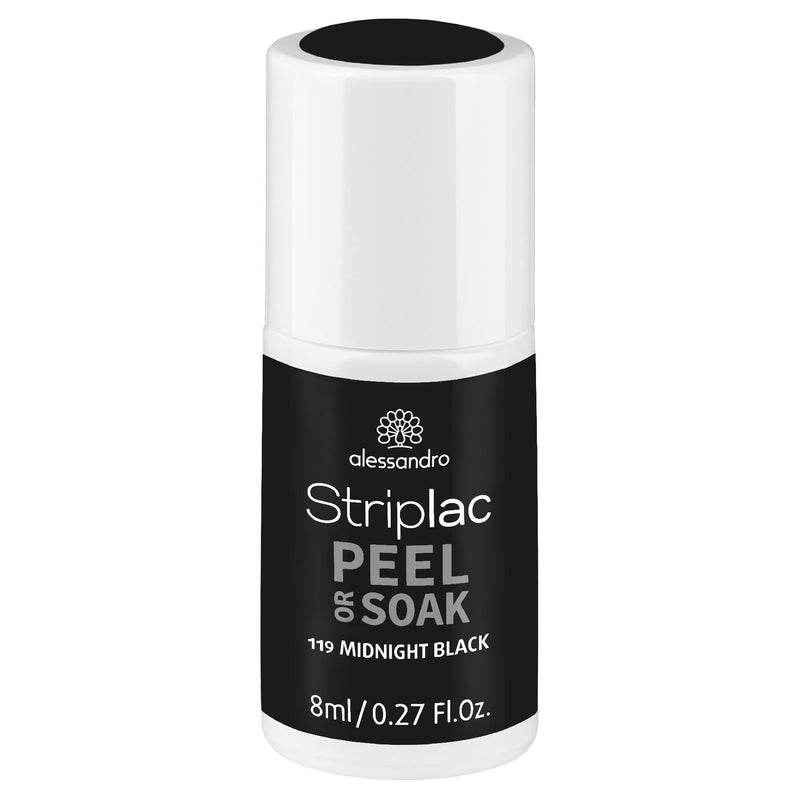 STRIPLAC PEEL OR SOAK nagų lakas MIDNIGHT BLACK