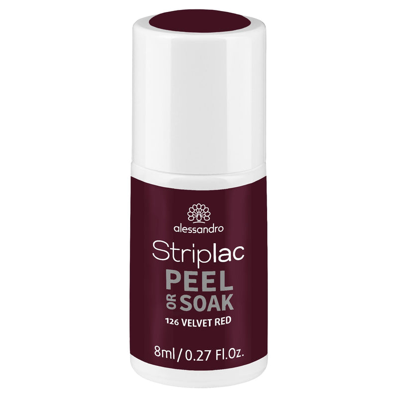 STRIPLAC PEEL OR SOAK nagų lakas VELVET RED