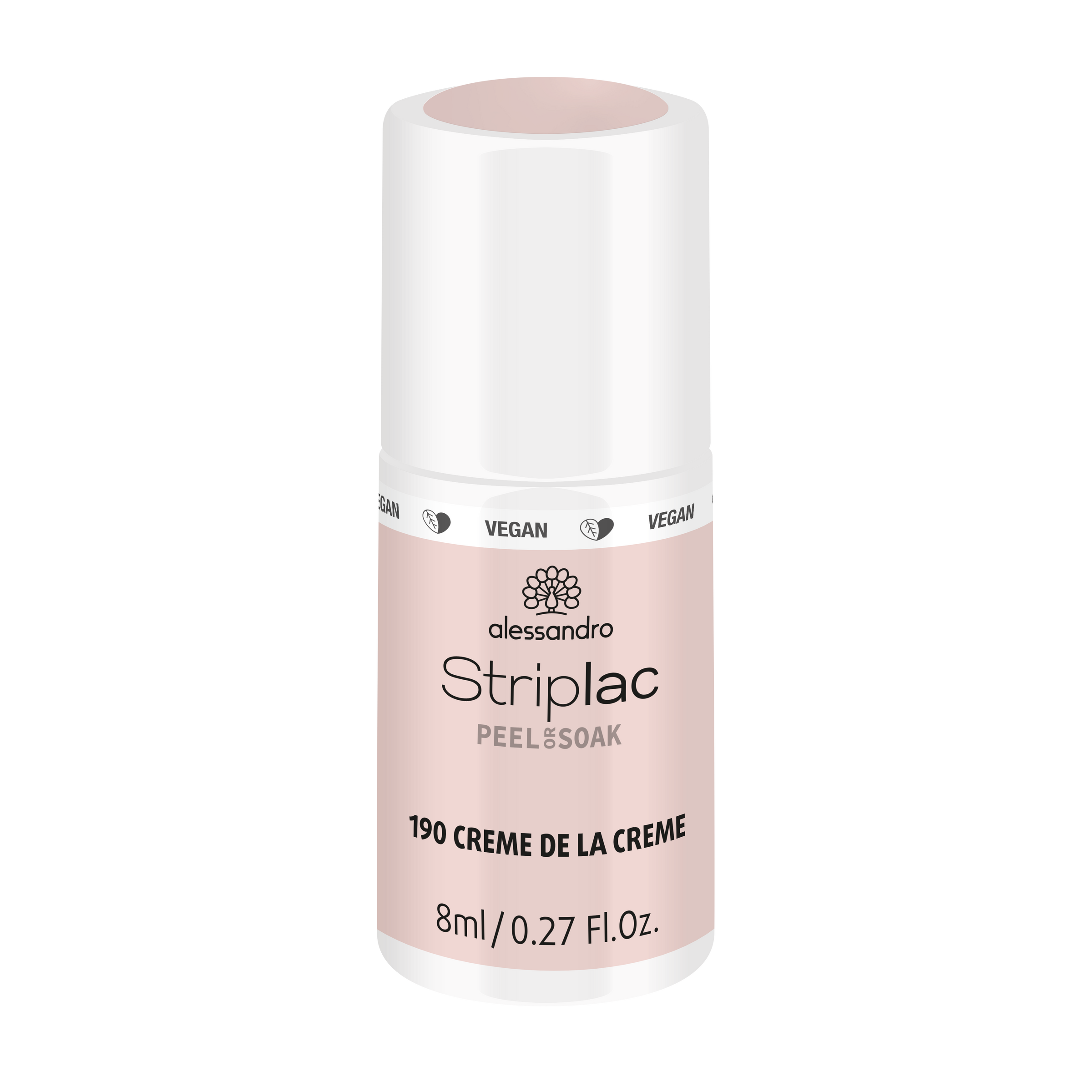 STRIPLAC PEEL OR SOAK nagų lakas CREME DE LA CREME