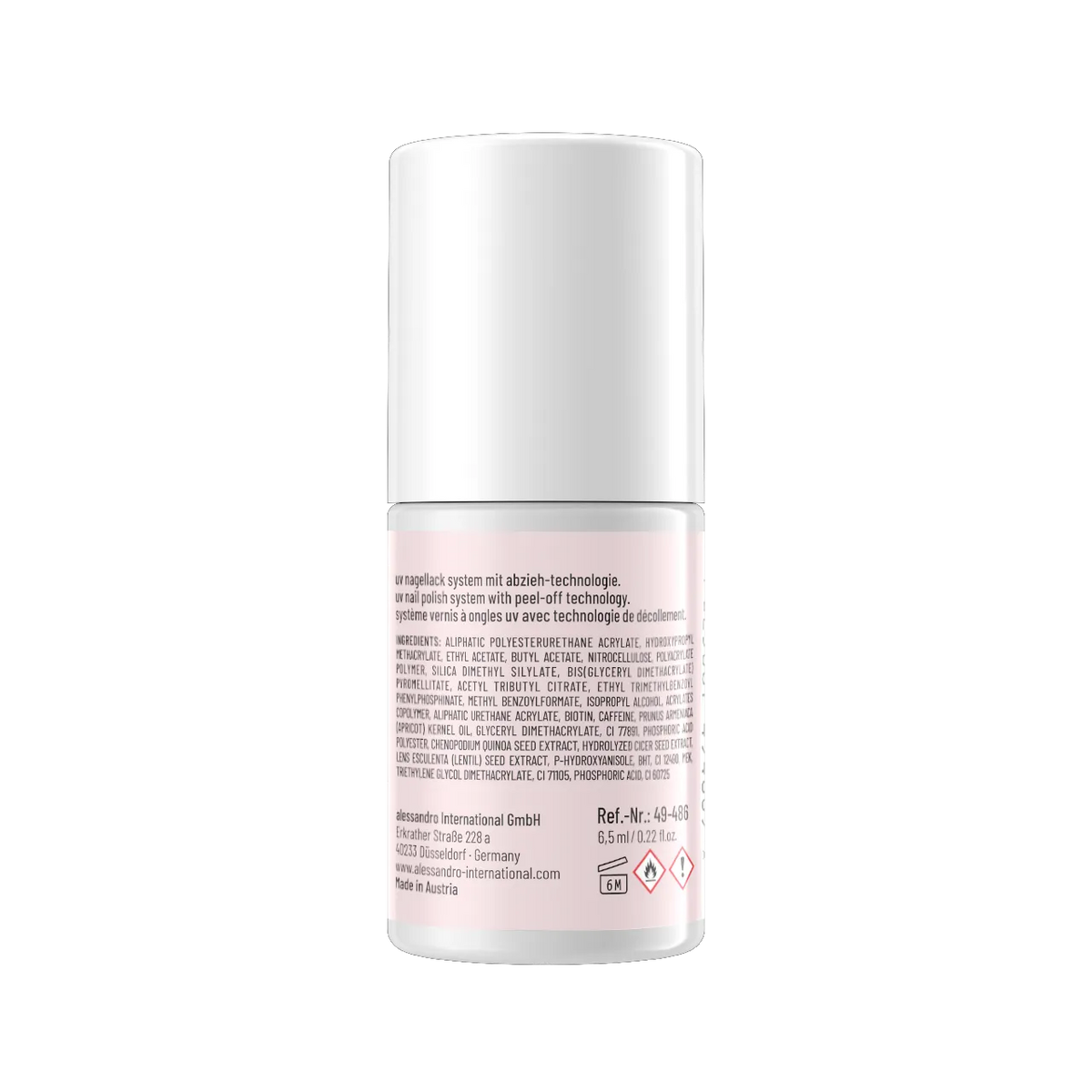 STRIPLAC PEEL OR SOAK nagų lakas FRENCH ROSA