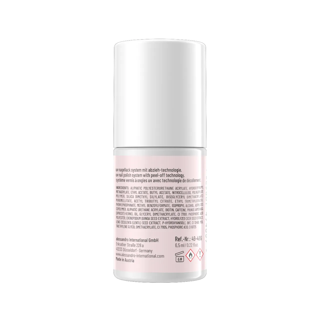 STRIPLAC PEEL OR SOAK nagų lakas FRENCH ROSA