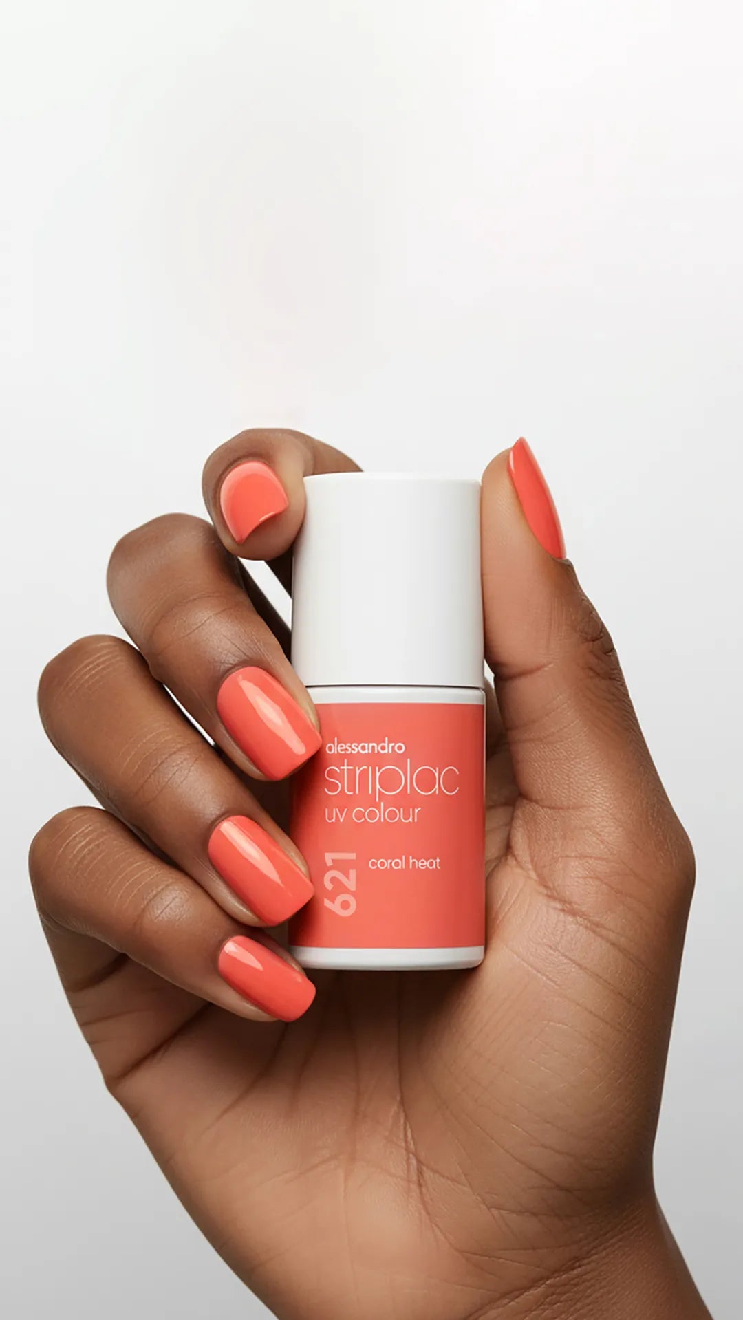 Limituoto leidimo STRIPLAC nagų lakas CORAL HEAT