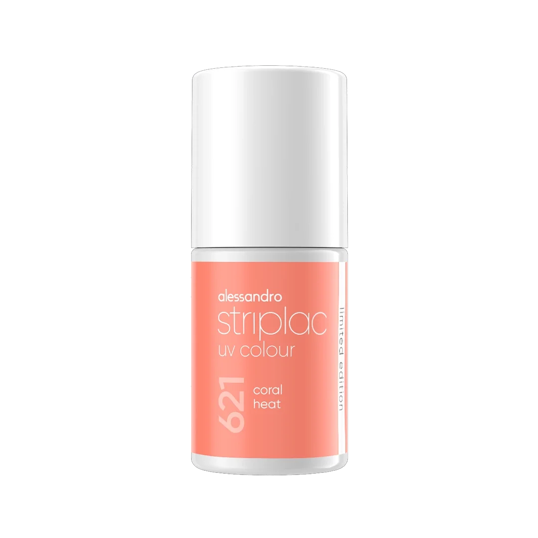 Limituoto leidimo STRIPLAC nagų lakas CORAL HEAT