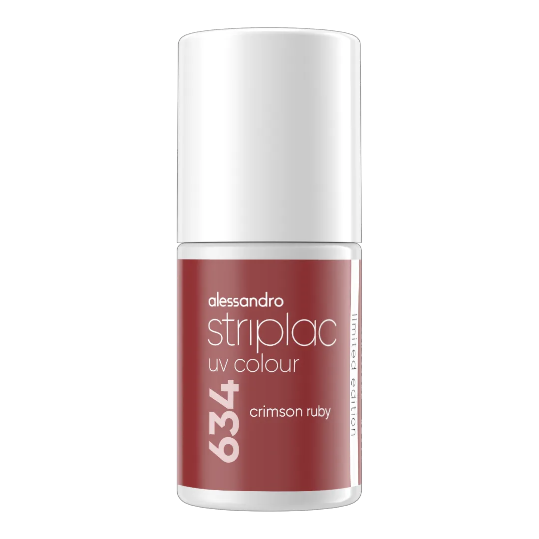 Limituoto leidimo STRIPLAC nagų lakas CRIMSON RUBY