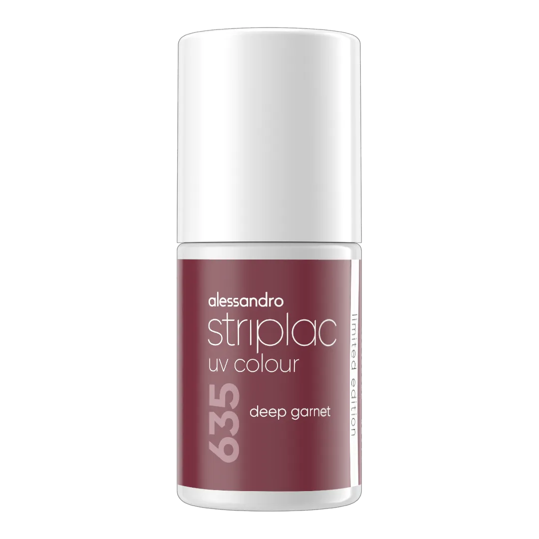 Limituoto leidimo STRIPLAC nagų lakas DEEP GARNET