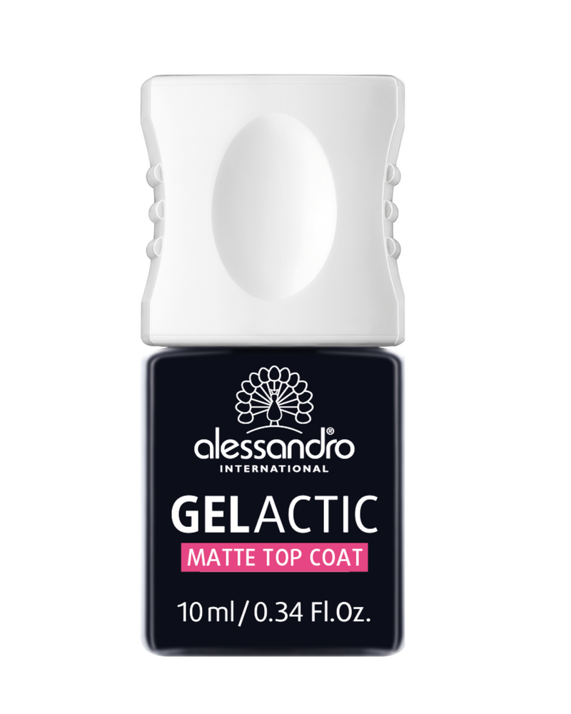 GELACTIC MATT Gelinio efekto matinis viršutinis nagų lako sluoksnis
