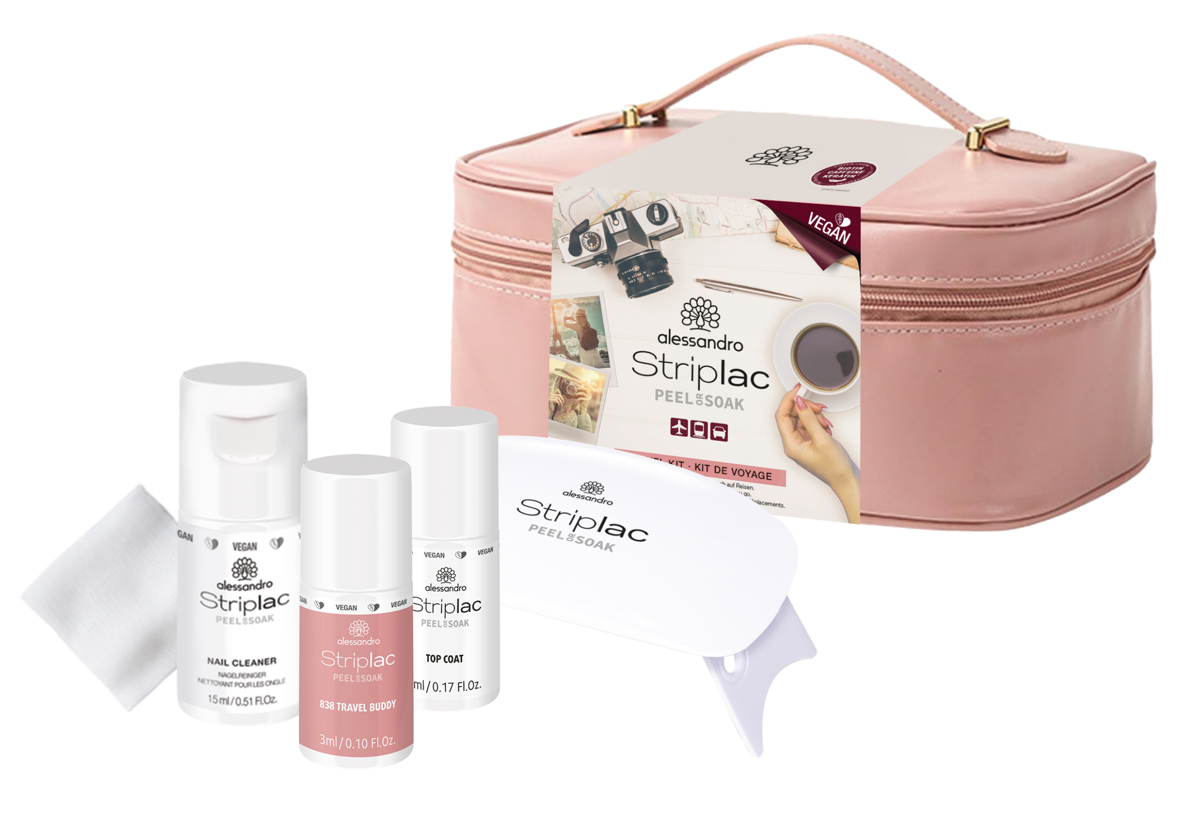 STRIPLAC TRAVEL KIT lakavimo rinkinys
